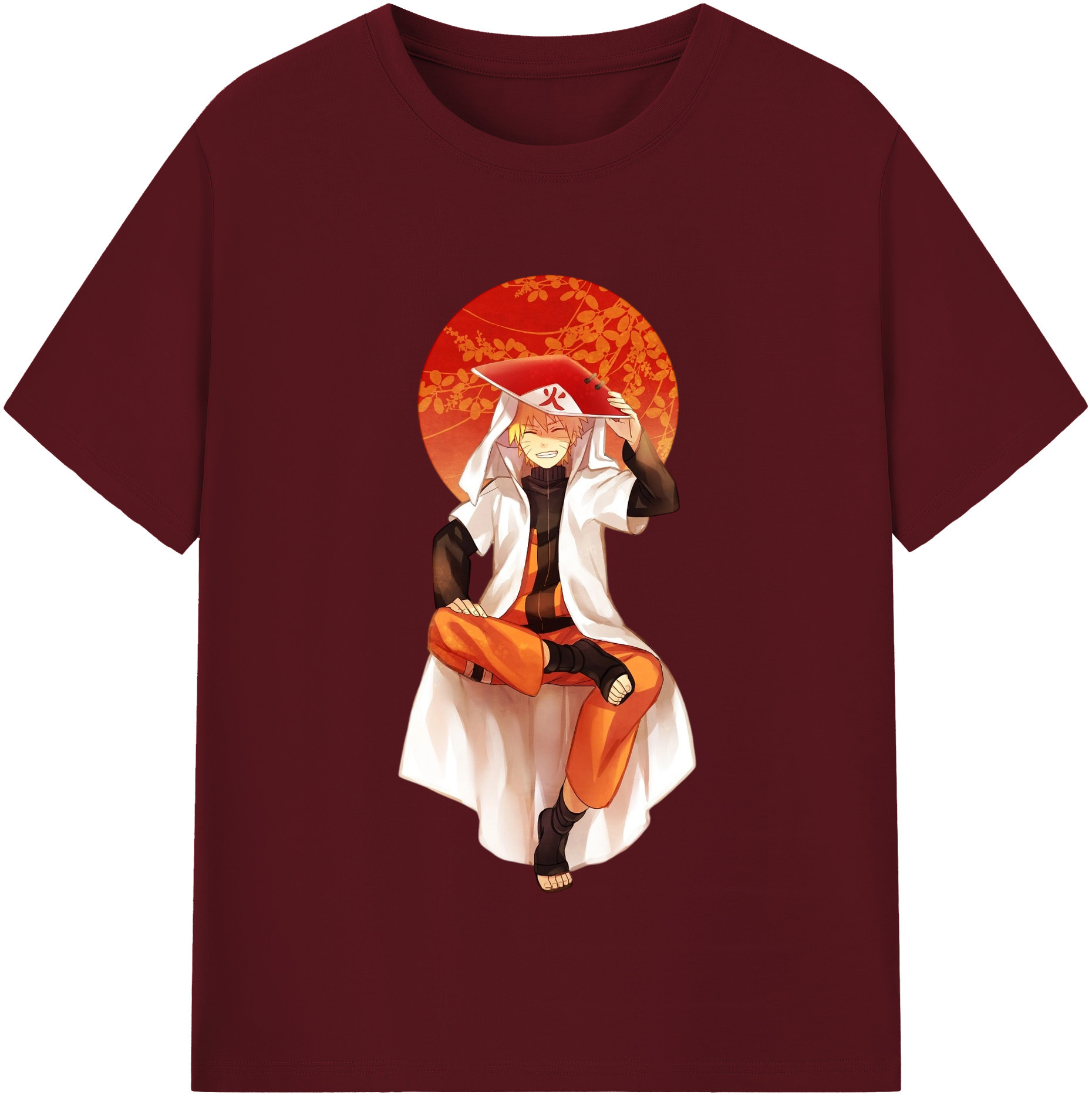 （画像用） NARUTO -ナルト- うずまき ナルト Uzumaki Naruto 綿100％半袖Tシャツ（フロントプリント）